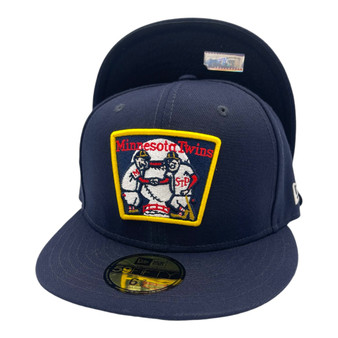 Minnesota Twins New Era All Navy With Alternate Logo 59FIFTY Fitted Hat