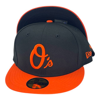 Baltimore Orioles New Era Black/Orange Alternate Authentic Collection On Field 59FIFTY Fitted Hat