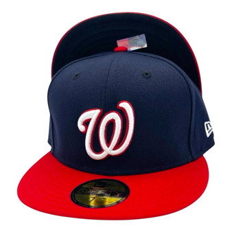 Washington Nationals New Era Navy/Red Bill Alternate Authentic Collection On-Field 59FIFTY Fitted Hat