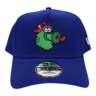 Philadelphia Phillies New Era All Royal Blue And Gray Bottom 9FORTY A-Frame Adjustable Snapback Hat
