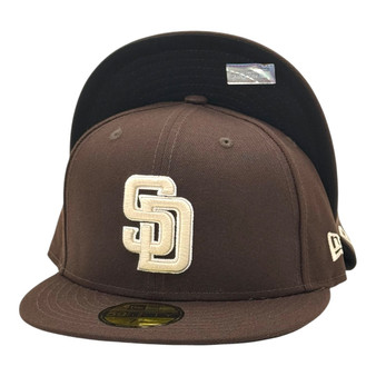 San Diego Padres New Era All Brown ALT On-Field Authentic Collection 59FIFTY Fitted Hat