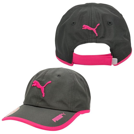 Puma Women’s Black Regular Logo Unstructured Velcro Back Hat
