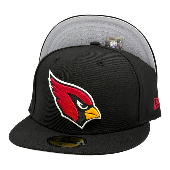 Arizona Cardinals New Era Black Team Basic 59FIFTY Fitted Hat