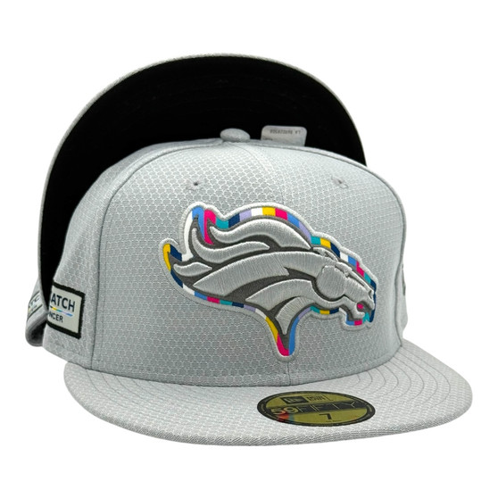Denver Broncos New Era Gray 2018 Crucial Catch 59FIFTY Fitted Hat