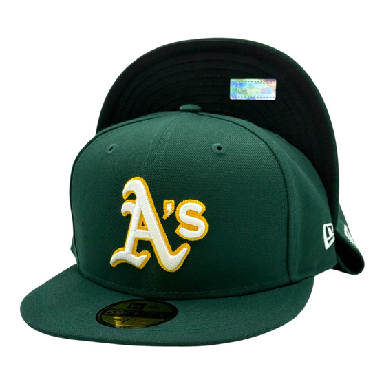 Oakland Athletics New Era All Dark Green With Gray Bottom 59FIFTY Fitted Hat