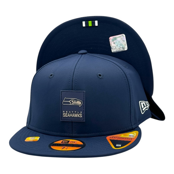 Seattle Seahawks New Era Navy 2025 Sideline 59FIFTY Fitted Hat