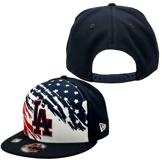 Los Angeles Dodgers Navy 2022 4th Of July 9FIFTY Adjustable Snapback Hat