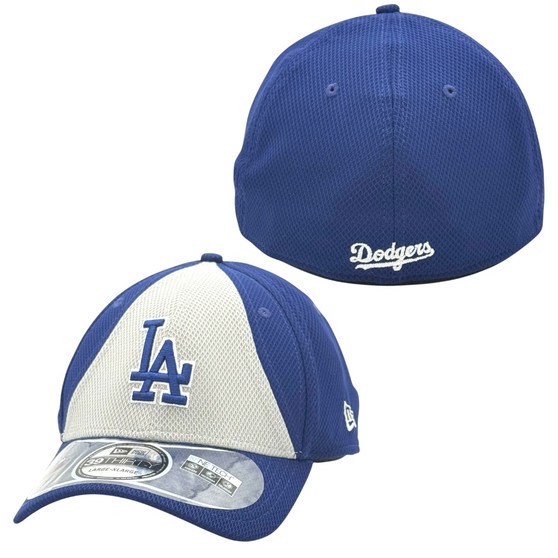 Los Angeles Dodgers New Era Royal Blue/Gray Diamond Era 39THIRTY Stretch Fit Hat