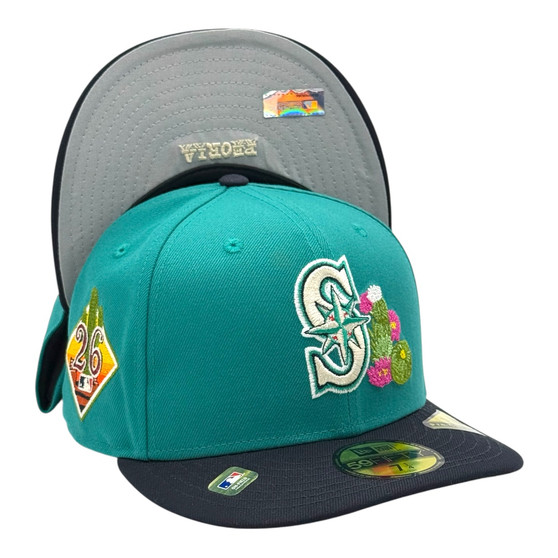 Seattle Mariners New Era Teal/Navy 2026 Spring Training 59FIFTY Fitted Hat