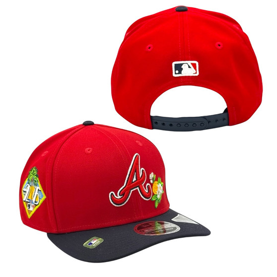 Atlanta Braves New Era Red/Navy 2026 Spring Training With Patch 9SEVENTY Stretch Fit Snapback Hat