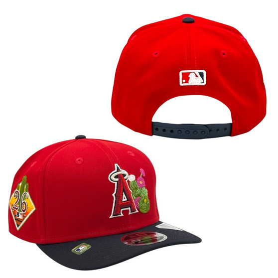 Los Angeles Angels New Era Red/Navy 2026 Spring Training With Patch 9SEVENTY Stretch Fit Snapback Hat