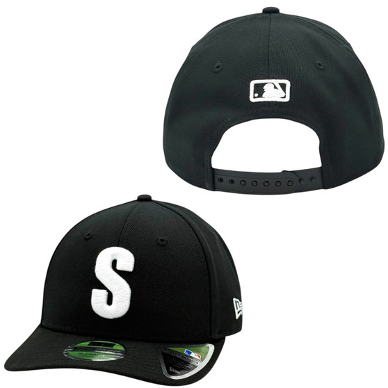 Seattle Steelheads New Era Black With White Negro League 9FORTY M-Crown Adjustable Snapback Hat