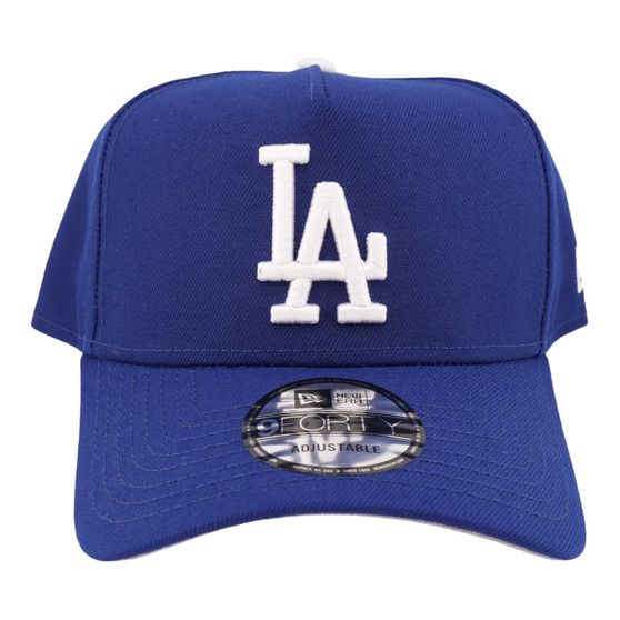 Los Angeles Dodgers New Era All Royal Blue And Gray Bottom 9FORTY A-Frame Adjustable Snapback Hat
