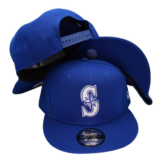 Seattle Mariners New Era All Royal Blue 9FIFTY Adjustable Snapback Hat