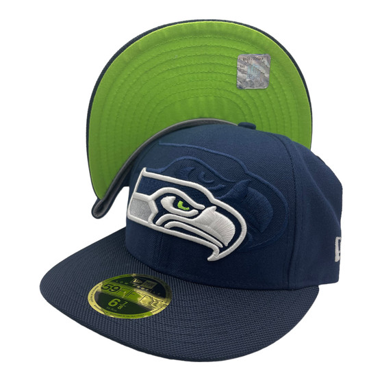 Seattle Seahawks New Era All Navy 2016 Sideline Official Low Profile 59FIFTY Fitted Hat