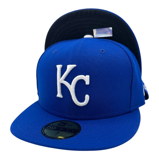 Kansas City Royals New Era All Royal Blue Game Authentic Collection On-Field 59FIFTY Fitted Hat