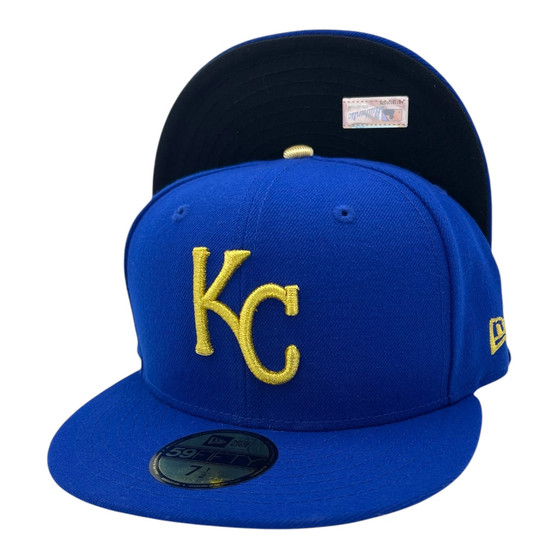 Kansas City Royals 1 New Era All Royal Blue Authentic Collection 59FIFTY Fitted Hat