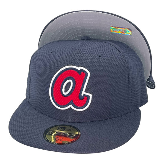 Atlanta Braves New Era All Navy 2017 Alternate Diamond Era 59FIFTY Fitted Hat