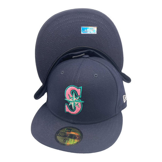 Seattle Mariners New Era All Navy 2021 Mother's Day 59FIFTY Fitted Hat