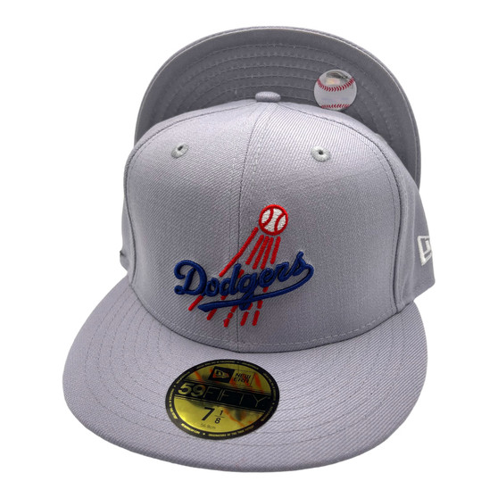 Los Angeles Dodgers New Era All Gray Cooperstown 59FIFTY Fitted Hat