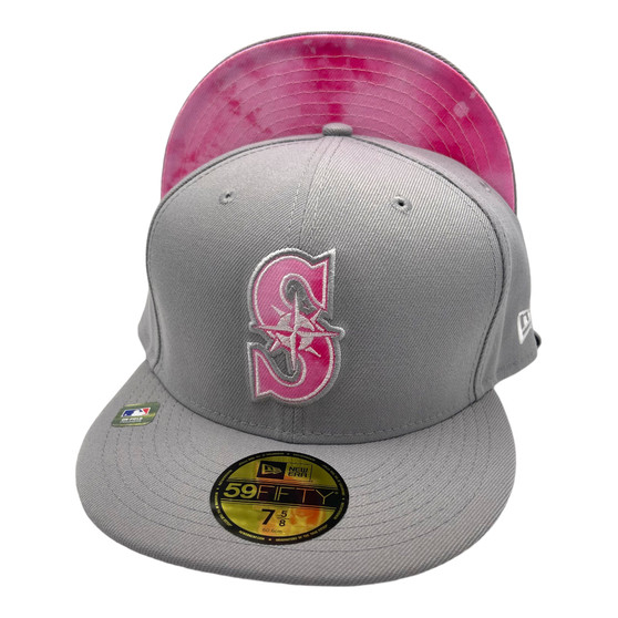 Seattle Mariners New Era Light Gray 2022 Mother's Day On-Field 59FIFTY Fitted Hat