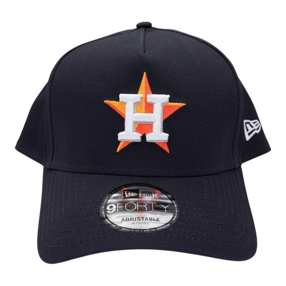 Houston Astros New Era All Navy And Gray Bottom 9FORTY A-Frame Adjustable Snapback Hat