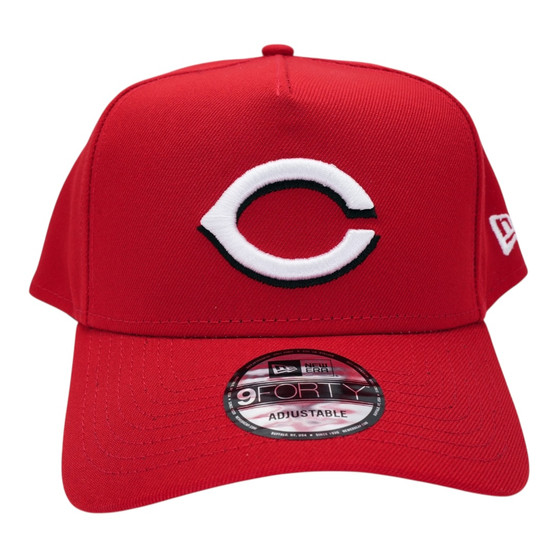 Cincinnati Reds New Era All Red And Gray Bottom 9FORTY A-Frame Adjustable Snapback Hat