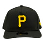 Pittsburgh Pirates New Era Black Classic Logo With Gray Bottom 9FIFTY A-Frame Adjustable Snapback Hat