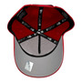 Detroit Red Wings New Era All Red And Gray Bottom 9FORTY A-Frame Adjustable Snapback Hat
