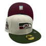 Seattle Seahawks New Era Chrome White/Rifle Green Bill And Maroon Bottom With 1983 Pro-bowl Patch On Side 59FIFTY Fitted Hat