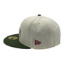 Seattle Seahawks New Era Chrome White/Rifle Green Bill And Maroon Bottom With 1983 Pro-bowl Patch On Side 59FIFTY Fitted Hat