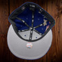 Los Angeles Dodgers New Era All Royal Blue/Gray Bottom With Blooming Flowers On Side 59FIFTY Fitted Hat