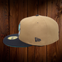 Seattle Mariners New Era Khaki/Navy Blue Bill With Teal Bottom 59FIFTY Fitted Hat