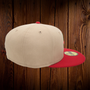 Seattle Mariners New Era Camel Tan/Red Bill And Kelly Green Bottom 59FIFTY Fitted Hat