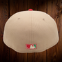 Seattle Mariners New Era Camel Tan/Red Bill And Kelly Green Bottom 59FIFTY Fitted Hat