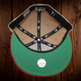 Seattle Mariners New Era Camel Tan/Red Bill And Kelly Green Bottom 59FIFTY Fitted Hat