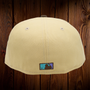 Seattle Mariners New Era Vegas Gold/Toasted Brown Bill With Teal Bottom 59FIFTY Fitted Hat