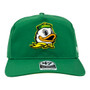 Oregon Ducks 47 Brand Green Classic Duck Logo Unstructured Hitch A-Frame Adjustable Snapback Hat