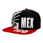 Mexico Zion Headwear Group Black/Red Hecho En Mexico Flat Bill Adjustable Snapback Hat