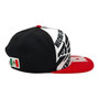 Mexico Zion Headwear Group Black/Red Hecho En Mexico Flat Bill Adjustable Snapback Hat