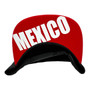 Mexico Zion Headwear Group Black/Red Hecho En Mexico Flat Bill Adjustable Snapback Hat