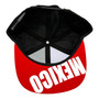 Mexico Zion Headwear Group Black/Red Hecho En Mexico Flat Bill Adjustable Snapback Hat