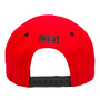Mexico Top Level Red With Spray Paint Mexican Flag On Visor Flat Bill Adjustable Snapback Hat