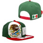 Mexico Zion Headwear Group Green/White/Red Hecho En Mexico With Mexican Flag Flat Bill Adjustable Snapback Hat