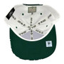 Mexico Top Level White/Red/Black With “Mex” Circle Patch Flat Bill Adjustable Snapback Hat