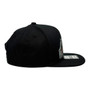 Horse WYNN Headwear Black Flat Bill Adjustable Snapback Hat