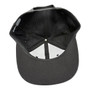 Marijuana Zion Black PU Leather With Gold Leaf Flat Bill Adjustable Snapback Hat
