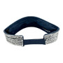 CoG New York Women’s Denim Blue With Sparkly Rocks Adjustable Pre-Curved Visor Hat