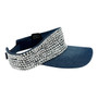 CoG New York Women’s Denim Blue With Sparkly Rocks Adjustable Pre-Curved Visor Hat