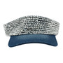 CoG New York Women’s Denim Blue With Sparkly Rocks Adjustable Pre-Curved Visor Hat